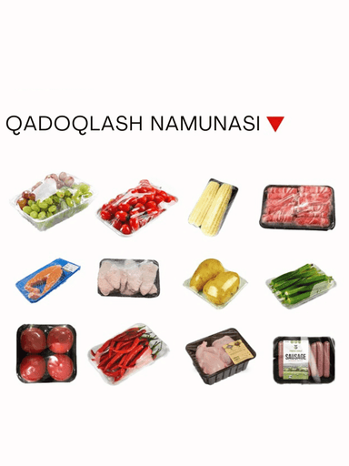 Avtomatik Meva va Sabzavot Strech Plyonka O‘rash Uskunasi