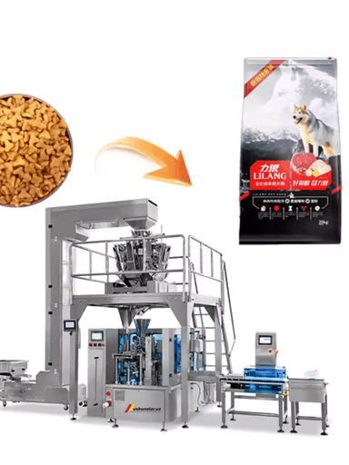 Avtomatik Doypack Kukun va Donador Mahsulotlar Qadoqlash Stanogi | Makaron, Spagetti, Qahva, Choy, Ziravor, Un, Shakar, Yorma va boshqalar uchun