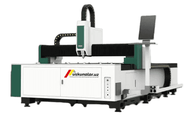 Metalni qayta ishlovchi lazerli kesish uskunasi US-FMA3015 1500 W.