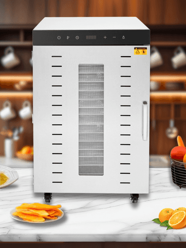 Sabzavotlar uchun  US-16 degidratori, Sabzavot va mevalar, mevalar va go‘sht uchun quritgich, ikki qatlamli, tijorat