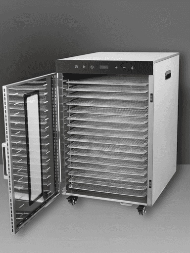 Sabzavotlar uchun  US-16 degidratori, Sabzavot va mevalar, mevalar va go‘sht uchun quritgich, ikki qatlamli, tijorat