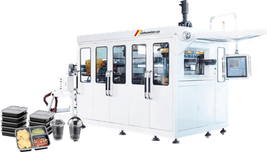 Bir martalik plastik idishlar ishlab chiqarish uskunasi US-TQC-750