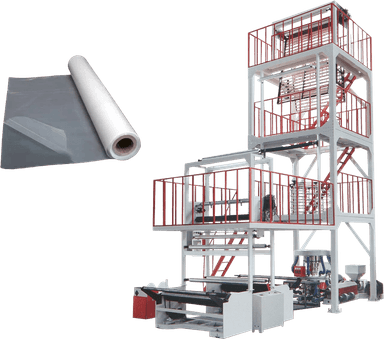 2 qavatli polietilen rulonli plyonka ishlab chiqaruvchi ekstruder US-SJ*2-FM900