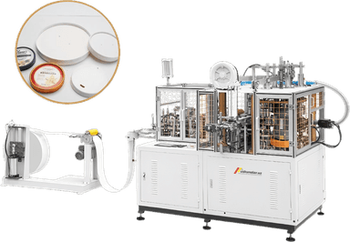 Ustma-ust yig'iladigan qog'oz qopqoqlar ishlab chiqarish uskunasi US-GD-PL100