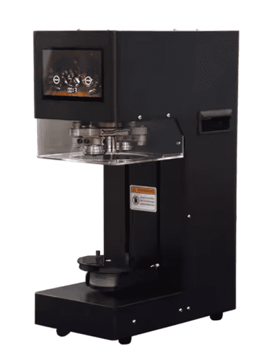 Alyuminiy bankalarni qopqoq bilan yopish va plastik butilkalarni muhrlash uchun moslam