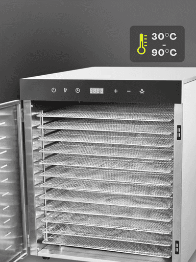 Sabzavot va mevalar uchun quritgich / meva, sabzavot va pastilalar uchun degidrator Uskunalar.uz US-12