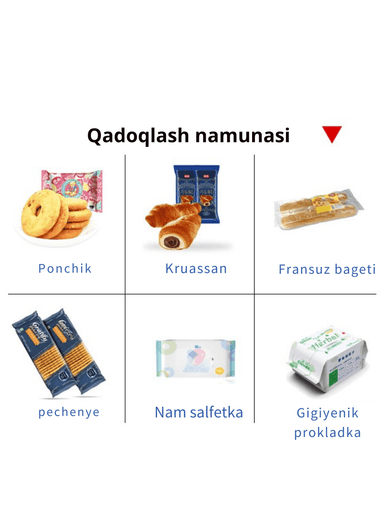 Professional Gorizontal Qadoqlash Uskunasi US60 | Shokolad, Vafli, Pechenye va Baton uchun