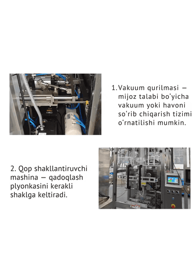 Avtomatik Vertikal Qadoqlash Uskunasi USL-420 | Kukun, Don, Granula va Suyuq mahsulotlarni qadoqlash  uskuna