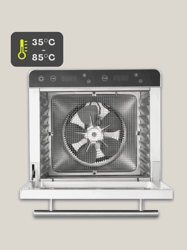 8 poddonli degidrator quritgich, meva va sabzavotlar uchun quritish uskunasi raqamli vaqt va haroratni nazorat qiluvchi