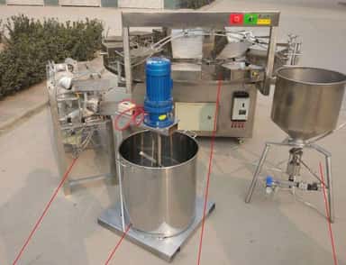 Muzqaymoq uchun vafli tayyorlash uskunasi 25 kg / soat