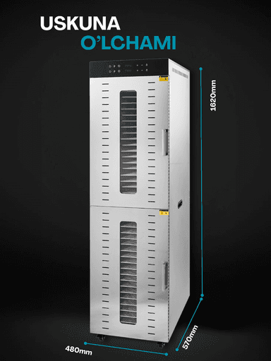 Sabzavot va mevalar uchun quritgich / meva, sabzavot va pastilalar uchun degidrator Uskunalar.uz US-40