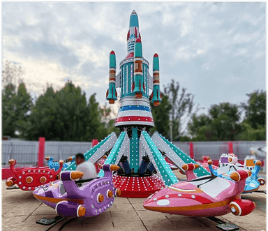 Bolalar uchun "samolyot" atraksion- 8 kabinali