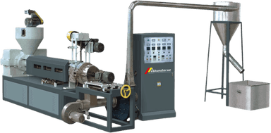 Plastikni qayta ishlash uskunasi, granulyator (shamollatish orqali sovutish) US-SJ-90