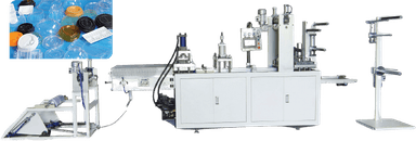 Bir martalik konteynerlar uchun qopqoq ishlab chiqarish uskunasi US-DHBGJ-450L-A