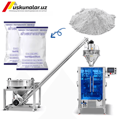 Avtomatik Vertikal Qadoqlash Uskunasi US-720 | Yuqori tezlikda Choy, Qahva, Ziravor, Un va boshqa kukunsimon oziq-ovqat mahsulotlarini qadoqlash stanogi