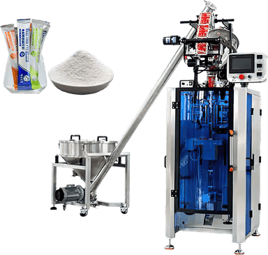 USTB-120QFT Kukun (kakao, kofe, quruq sut) qadoqlash uchun avtomatik vertikal qadoqlash uskunasi | qadoq kengligi: 20-50mm ; uzunligi: 40-170 mm