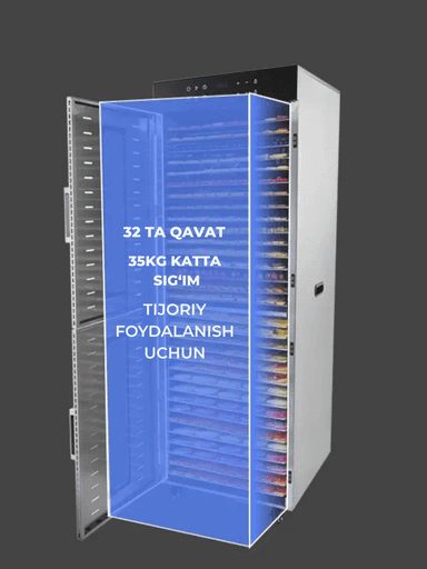 Sabzavot va mevalar uchun quritgich / meva, sabzavot va pastilalar uchun degidrator Uskunalar.uz US-32