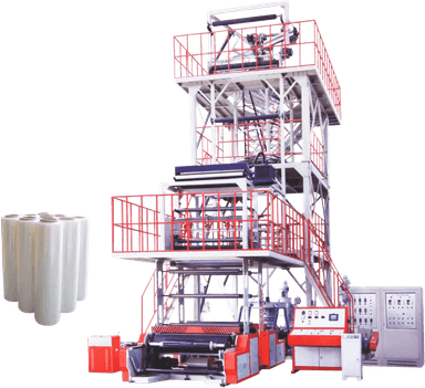 3 qavatli polietilen plyonka ishlab chiqaruvchi ekstruder US-3SJ-50