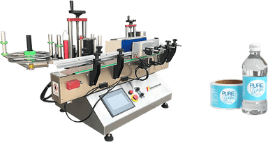 US-GS158 Aylana shakldagi baklashkaga etiketka yopishtirish uskunasi (idish dia. 40-90mm)