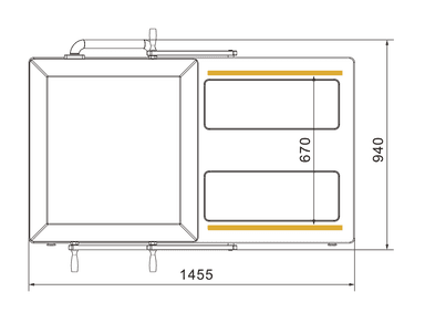 Ikki kamerali vakumli qadoqlash uskunasi (avtomatik) US-DZA-600/2SB