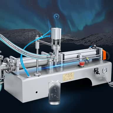 Gorizontal ko'p funktsiyali bitta boshli suyuqlik to'ldirish mashinasi. To'ldirish Imkoniyat: 1000-5000ml.