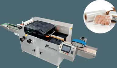 US-BF500 Yupqa oziq-ovqat plyonkasi (strech) bilan qadoqlash uskunasi | 20-60 qadoq/min