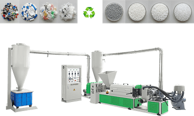 Plastik plyonkani qayta ishlash uskunasi | Granulyator (65 kg/soat)