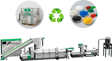 Plastikni qayta ishlash uskunasi | Granulyator (250-350 kg/soat)