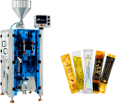 USTB-120HY Suyuqlik (mayonez, ketchup, yog') qadoqlash uchun avtomatik uskuna | 5-20 ml