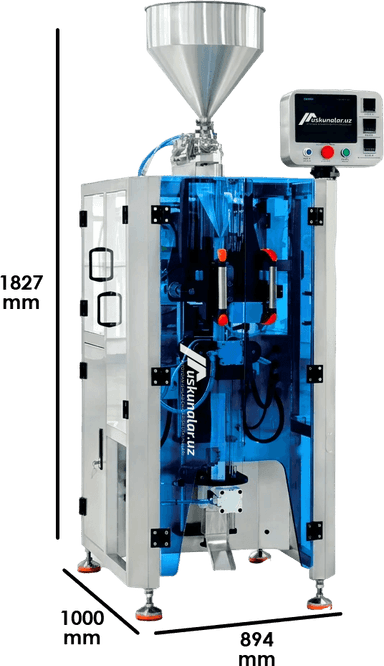 USTB-120HY Suyuqlik (mayonez, ketchup, yog') qadoqlash uchun avtomatik uskuna | 5-20 ml