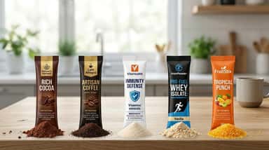 USTB-120QFT Kukun (kakao, kofe, quruq sut) qadoqlash uchun avtomatik vertikal qadoqlash uskunasi | qadoq kengligi: 20-50mm ; uzunligi: 40-170 mm