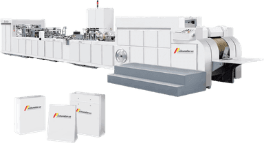 Qog'oz sumkalar (paket) ishlab chiqarish uskunasi US-ZD-FP18