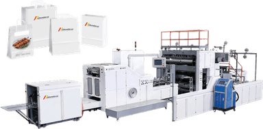Qog'oz sumkalar (paket) ishlab chiqarish uskunasi US-ZD-QFJ08C[F]