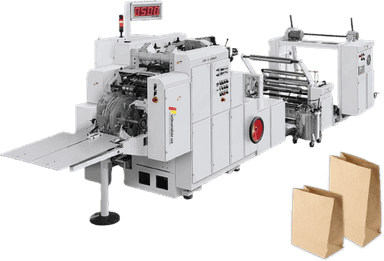 Qog'oz sumkalar (paket) ishlab chiqarish uskunasi US-ZD-FJ06