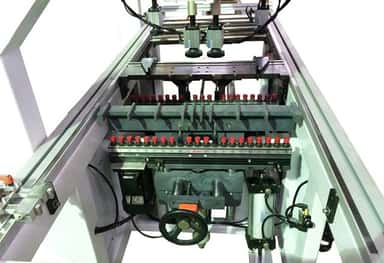 Yog'ochga ikki qatorli teshik ochib berish uskunasi US-RB-73212A