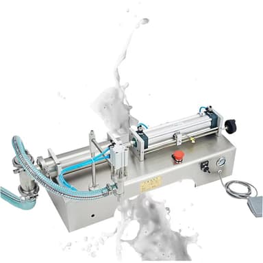 Gorizontal ko'p funktsiyali bitta boshli suyuqlik to'ldirish mashinasi. To'ldirish Imkoniyat: 100-1000ml.