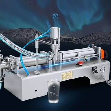 Gorizontal ko'p funktsiyali bitta boshli suyuqlik to'ldirish mashinasi. To'ldirish Imkoniyat: 100-1000ml.