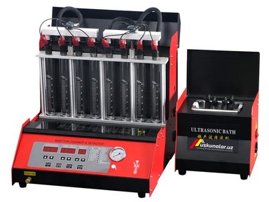 Automatic 8 cylinders injector tester and cleaner US-SD5