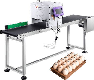 High speed six nozzle egg inkjet printer US-X-6127D