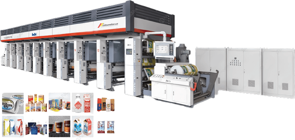 Flekso bosib chiqarish uchun printer US-YT-1000E