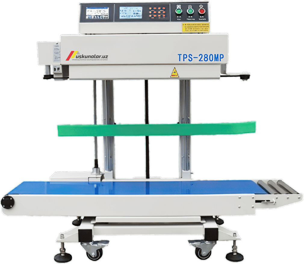 Vertikal standard qadoqlash uskunasi (pechatlash bilan birga) US-TPS-280LP